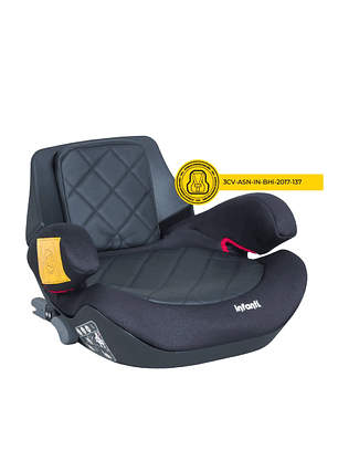 Silla De Auto Alzador Go Isofix Black Stone Infanti Color Negro
