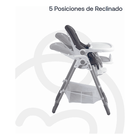Silla de Comer Snack LX Gris Bebesit 4