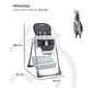 Silla de Comer Snack LX Gris Bebesit - Miniatura 6