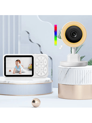 Monitor Inteligente Para Bebé NUBETA Video HD Cámara Audio Visión Nocturna