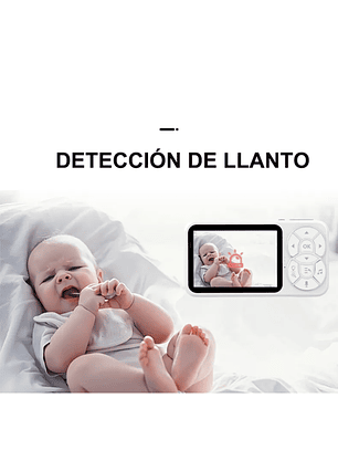Monitor Inteligente Para Bebé NUBETA Video HD Cámara Audio Visión Nocturna
