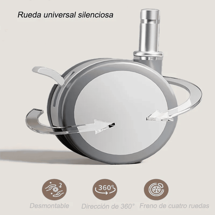 Mudador Portatil Plegable Bebé Multifuncional Con Ruedas Rosa 2