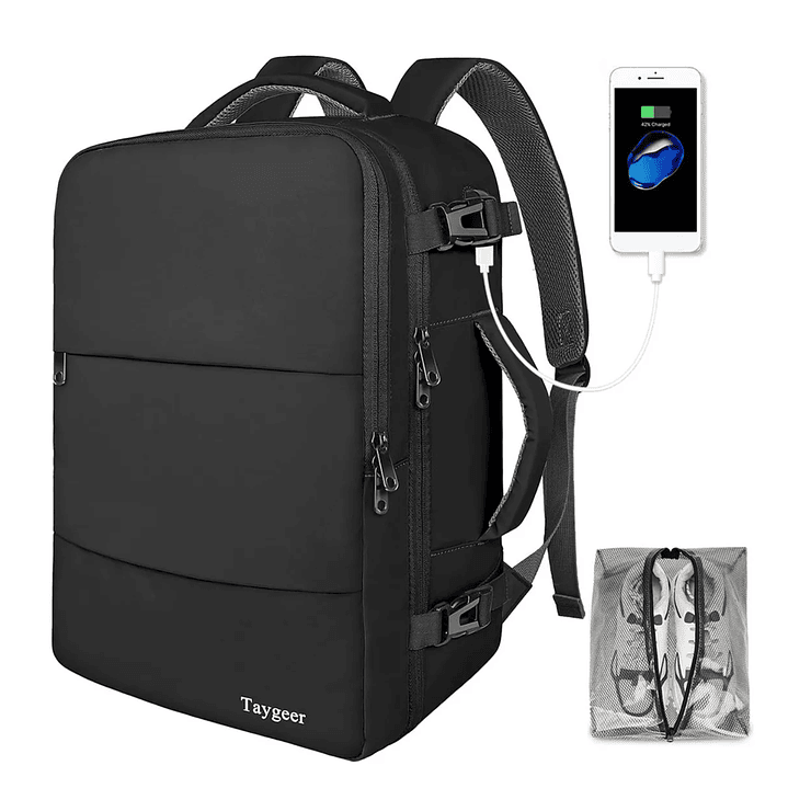 Mochila De viaje, Mochila Escolar Para Laptop De 15.6 Pulgadas  1