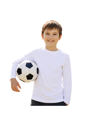 Pack 2 Camiseta Manga Larga Juvenil 