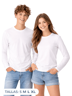 Pack 2 Camiseta Algodón Manga Larga 