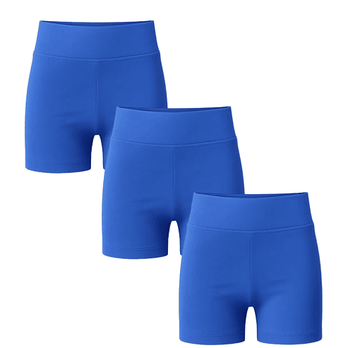 Pack 3 Escolar Calza Corta Algodón Niñas 7