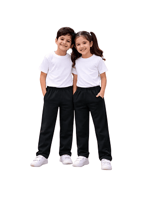 Pack Escolar 2 Pantalones de Buzo de Algodón Niños | Confección Nacional