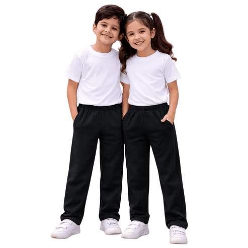Pack Escolar 2 Pantalones de Buzo de Algodón Niños | Confección Nacional 1