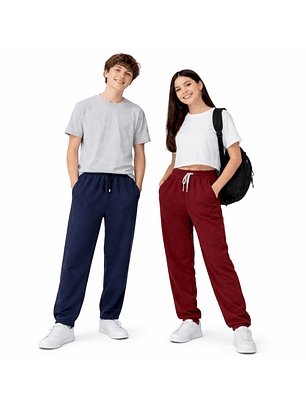 Pack 2 Pantalones Buzo Escolar Juvenil 