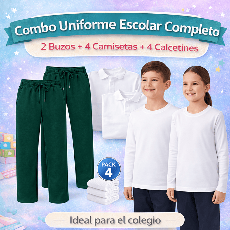 Combo Uniforme Infantil  1