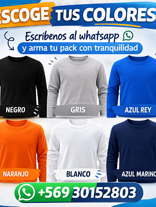 Pack 6 Camisetas Surtidas Color 