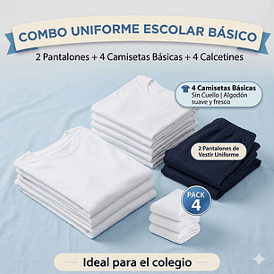 Combo Uniforme Infantil 