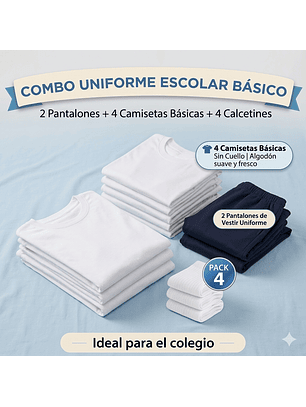 Combo Uniforme Infantil 