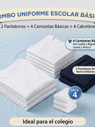 Combo Uniforme Infantil 