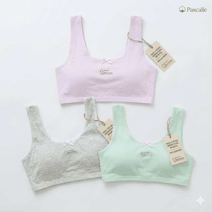 Pack 3 Petos Deportivos Línea Soft Ribbon 1