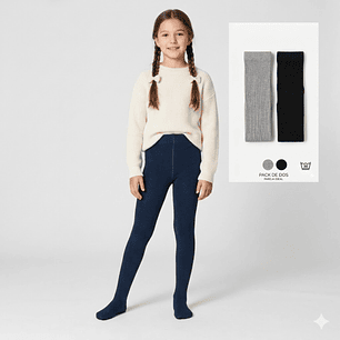 Pack 2 Panty Térmica Niña Cotton