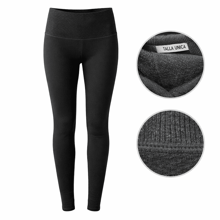 Pantys Térmicas de Lana Forradas en Micropolar 2