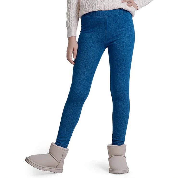 Pack 2 Calza Forrada En Polar Nacional Niñas 11