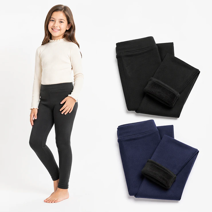 Pack 2 Calza Forrada En Polar Nacional Niñas 1