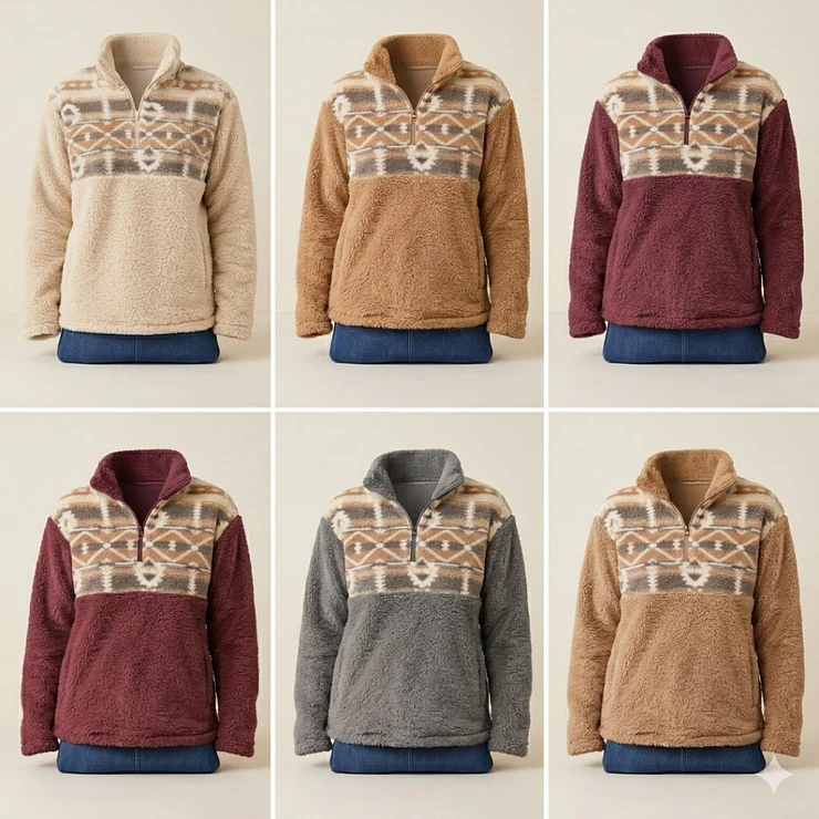 Poleron Sherpa + Calza Algodon Forrada Pitillo  2