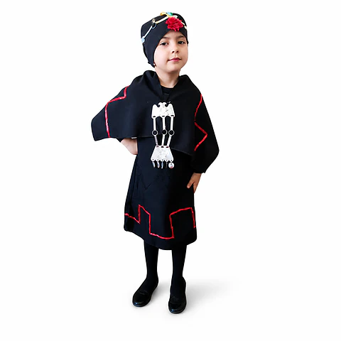 Pack Traje Completo Típico Mapuche Niña 