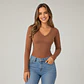 Camiseta SLUB Manga Larga Mujer - Miniatura 4