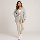 Cardigan Tejido Oversize Manga Globo Mujer - Miniatura 2