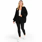 Cardigan Tejido Oversize Manga Globo Mujer - Miniatura 1