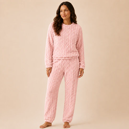 Pijama Peludo Ultra Suave Mujer – Abrigo Total para este Invierno 2