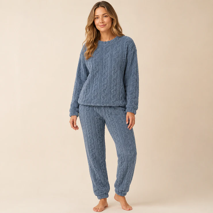 Pijama Peludo Ultra Suave Mujer – Abrigo Total para este Invierno 4