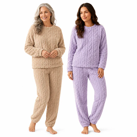 Pijama Peludo Ultra Suave Mujer – Abrigo Total para este Invierno