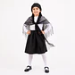 Set Traje Típico Chilote Niña Falda Puntilla y Pañuelo - Miniatura 3