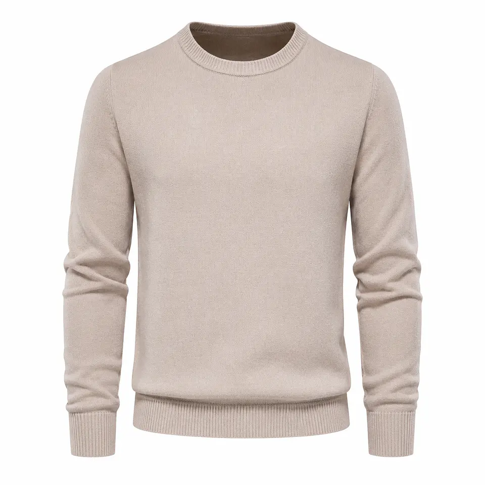 Sweater Suave Mujer Cuello Redondo 2