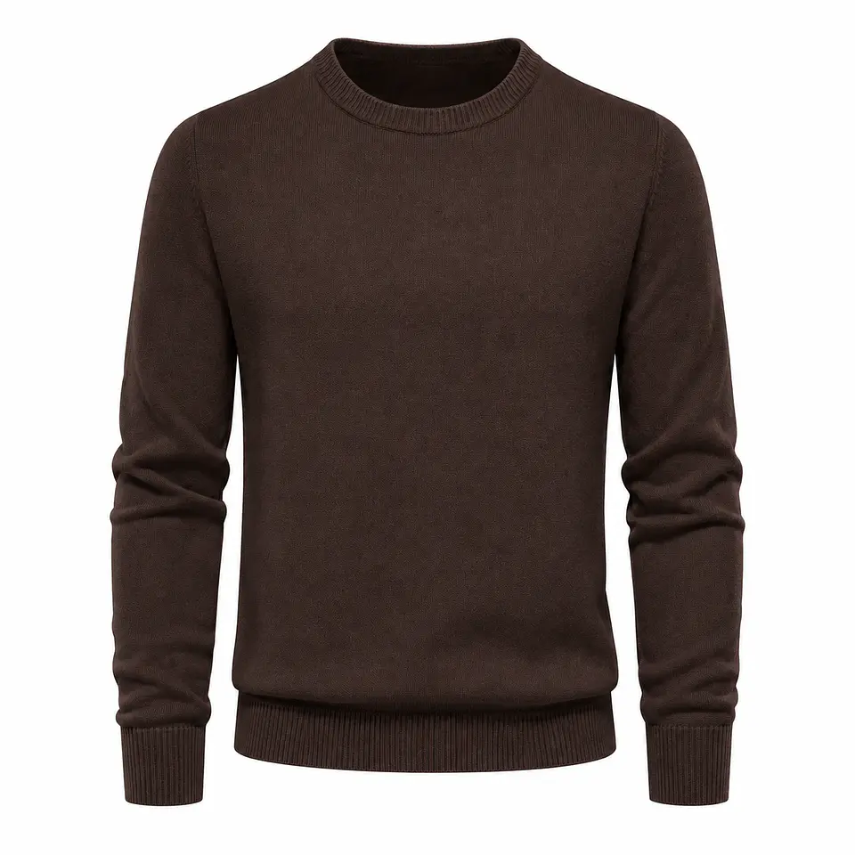 Sweater Suave Mujer Cuello Redondo 6