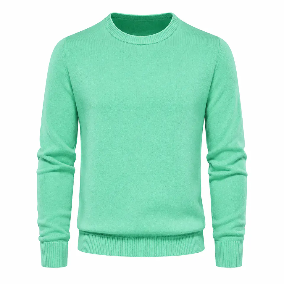 Sweater Suave Mujer Cuello Redondo 7