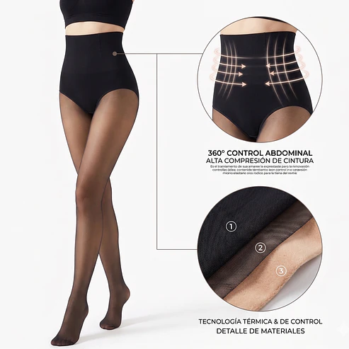 Pack 2 Panty Efecto piel Faja Reductora  2