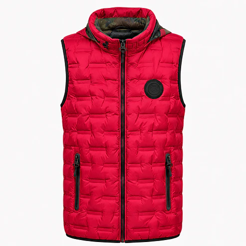 Chaleco Puffer Hombre Forrado con Capucha 5