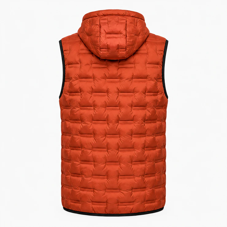 Chaleco Puffer Hombre Forrado con Capucha 3