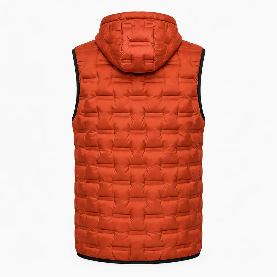 Chaleco Puffer Hombre Reversible con Capucha 3