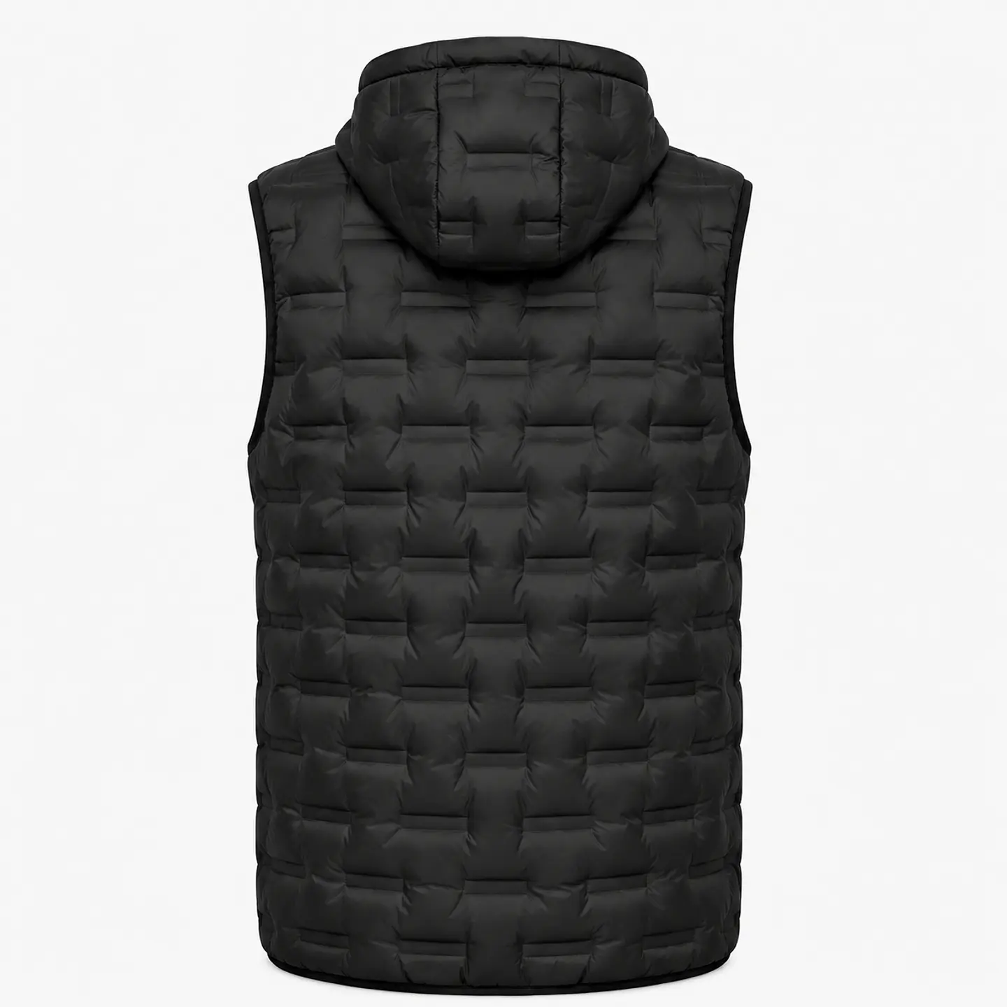 Chaleco Puffer Hombre Reversible con Capucha 11
