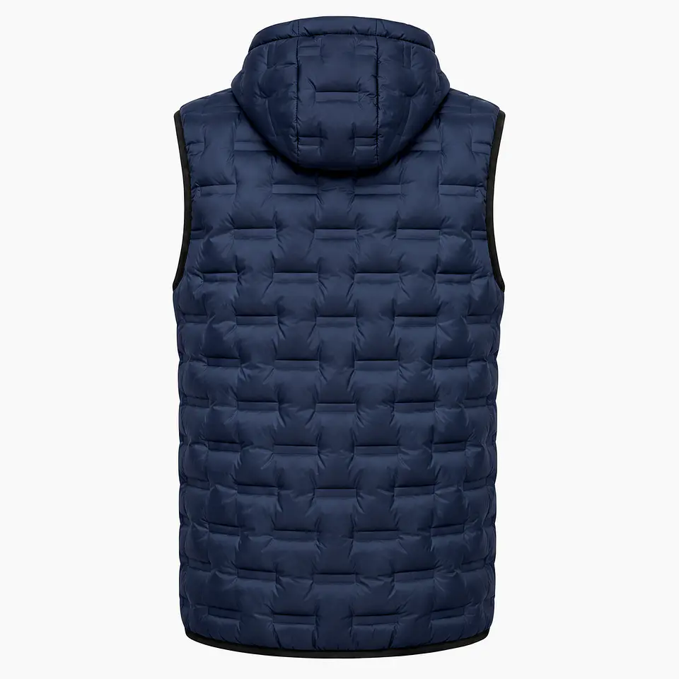 Chaleco Puffer Hombre Reversible con Capucha 9