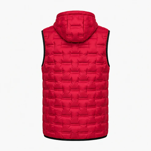 Chaleco Puffer Hombre Forrado con Capucha 6