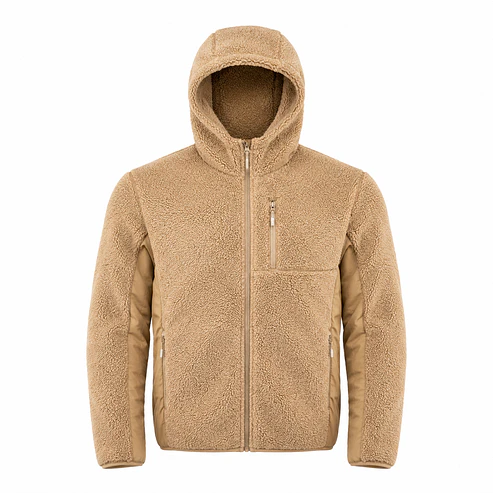 Chaqueta Polar Sherpa Hombre con Gorro 10
