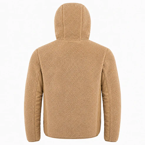 Chaqueta Polar Sherpa Hombre con Gorro 12