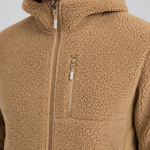 Chaqueta Polar Sherpa Hombre con Gorro 8