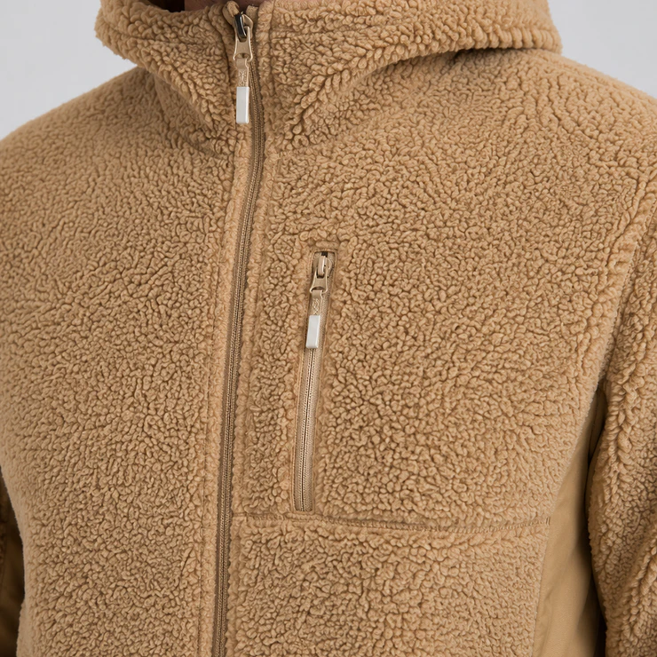 Chaqueta Polar Sherpa Hombre con Gorro 8