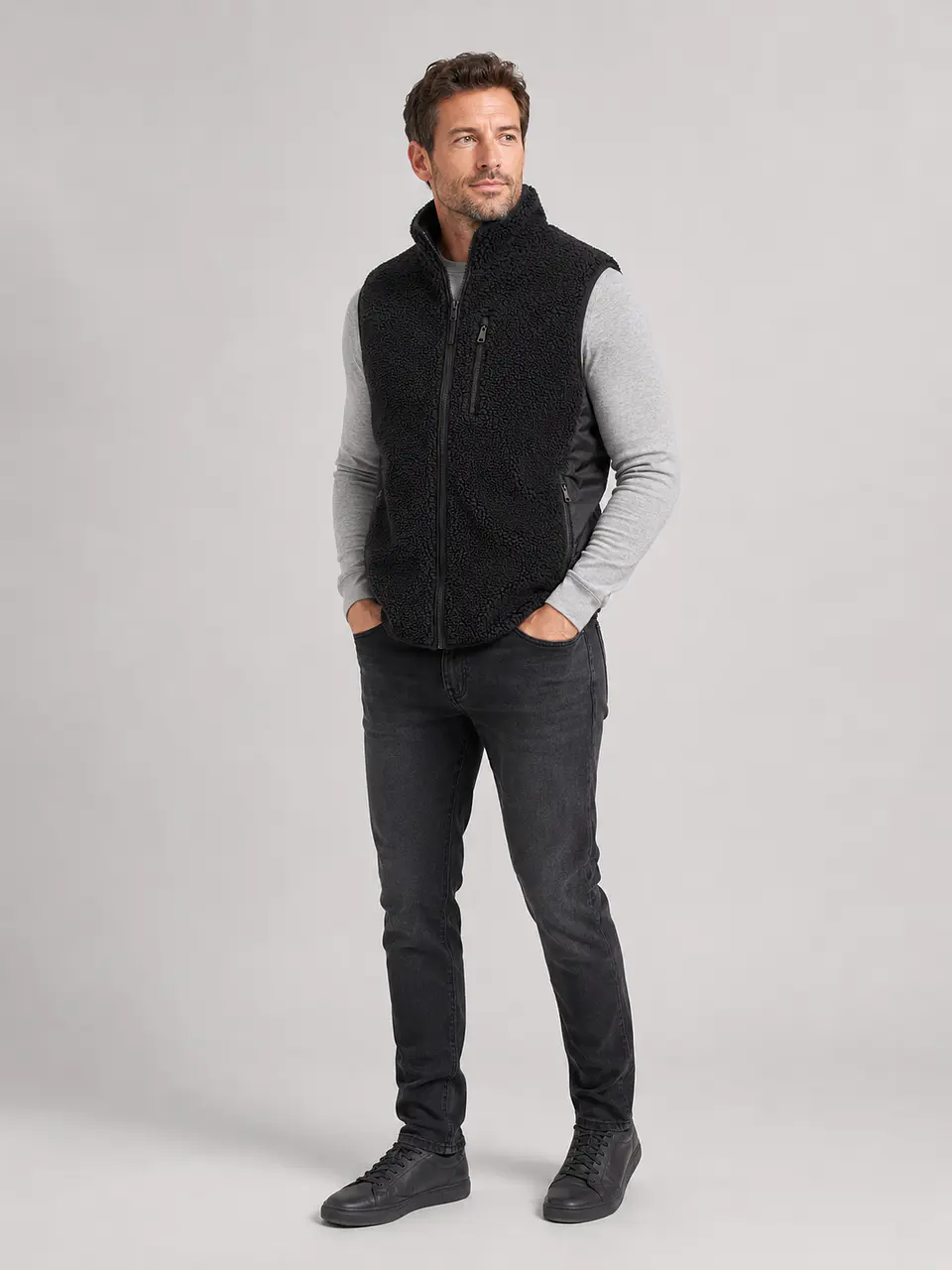 Chaleco Sherpa Hombre Forrado 1