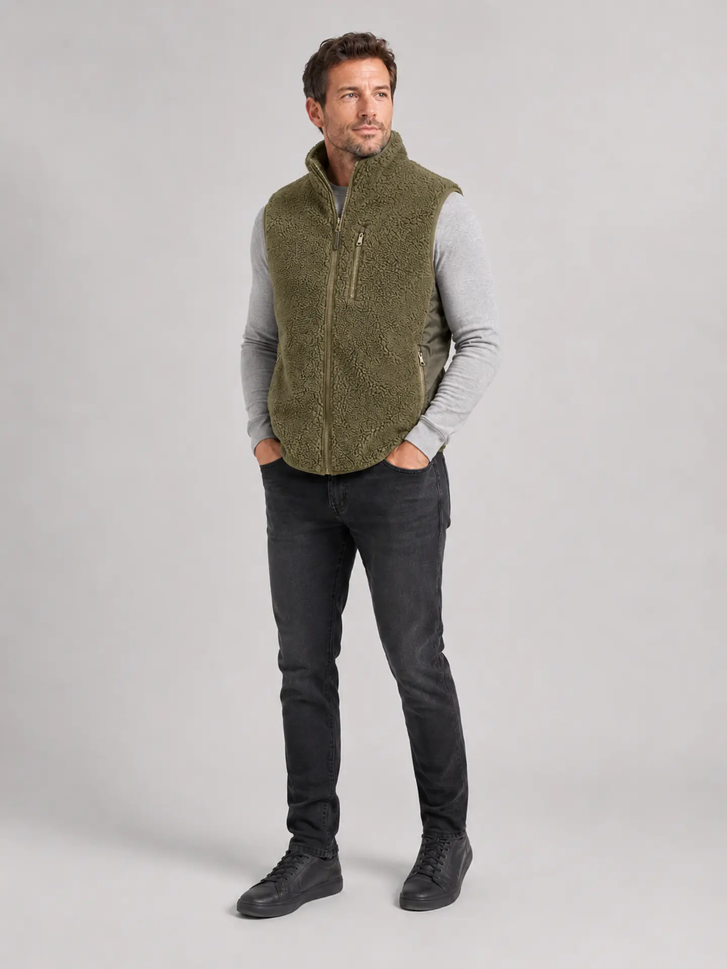Chaleco Sherpa Hombre Forrado 10