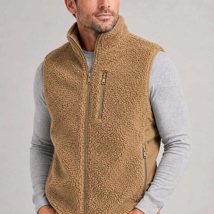 Chaleco Sherpa Hombre Forrado 7