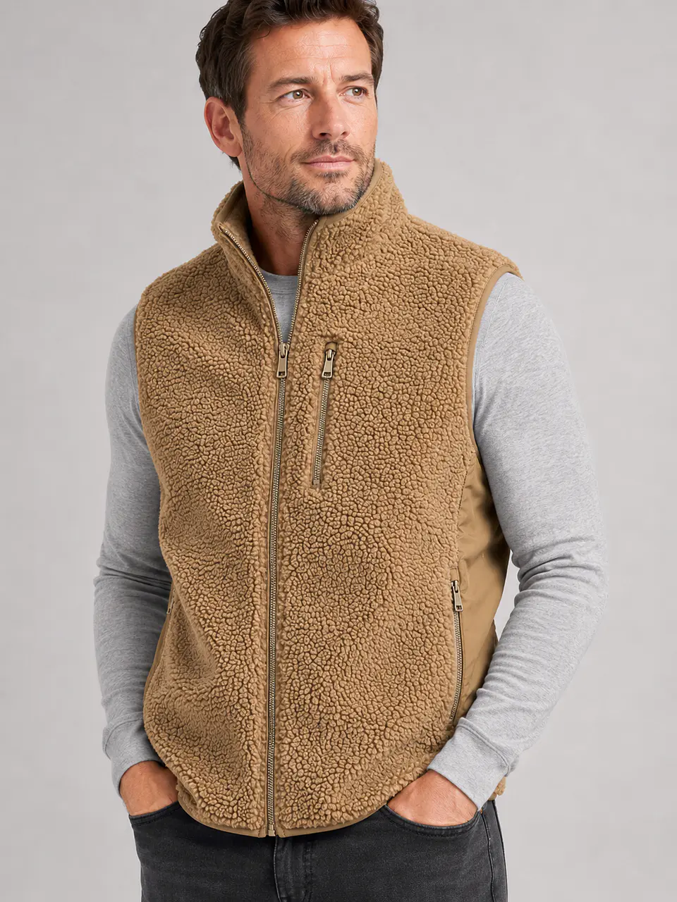Chaleco Sherpa Hombre Forrado 7
